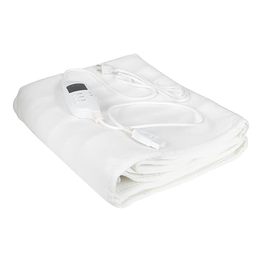 ForPro Professional Collection Fleece Massage Table Warmer, Extra Large 31" x 72" Heating Pad with 9 Heat Settings, Rapid Warming, LED Controller, 6' Detachable Power Cord