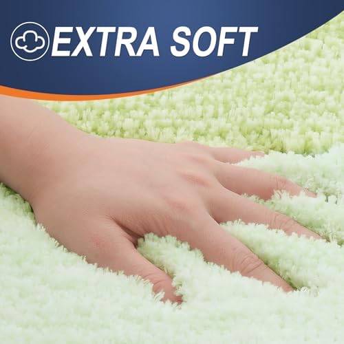 OLANLY Small Bathroom Rugs 24x16, Extra Soft Absorbent Microfiber Bath Rugs - Image 3