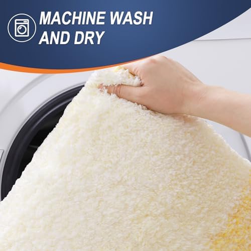 OLANLY Large Bathroom Rugs 50x30, Extra Soft Absorbent Microfiber Bath Rugs - Image 6