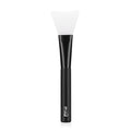 MSQ Silicone Face Mask Brush, Soft Facial Cleansing Scrubber, Facial Mask Brush for Mud, Clay, Charcoal Mixed Mask, DIY, Skincare Applicator Tools (Black 1PC)
