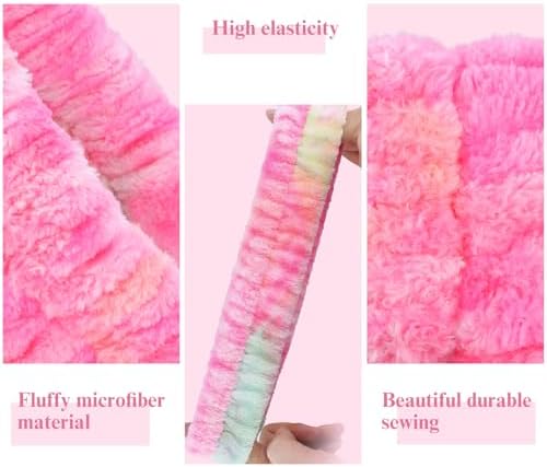 YGQQOY Headband for Washing Face, 2Pcs Spa and Makeup Headband - Image 3