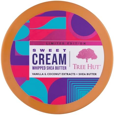 Tree Hut Sweet Cream Whipped Shea Body Butter, Hydrating & Nourishing Body Lotion with Natural Oils, Moisturizer for Soft & Smooth Skin, 8.4 Ounce (Pack of 12) - Image 2