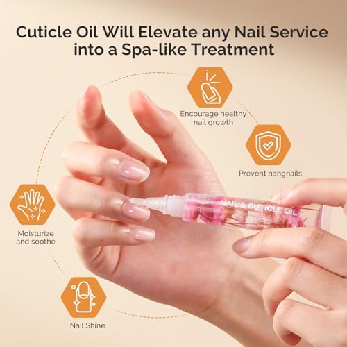 MelodySusie 10ml Cuticle Oil for Nails Lavender 0.3 Fl.Oz - Image 3