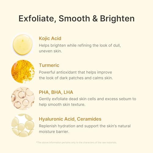 medicube Body Peel Shot with Kojic Acid and Turmeric | Gentle Body Brightening & Exfoliating Serum with BHA, LHA & PHA for Dead Skin Cells, Uneven Looking Skin & Excess Sebum | 9.46 fl.oz (Pack of 2) - Image 3