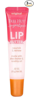 Tree Hut Original Sugarlips Lip Butter, Hydrating Lip Care to Lock in Moisture & Nourish Lips, Soft & Smooth Finish, 0.52 fl oz