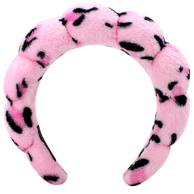 Spa Headbands for Washing Face or Facial, Makeup Headband for Women, Skincare Hair band, Puffy Terry Cloth Face Washing Head band for Maskup, Skin Treatment