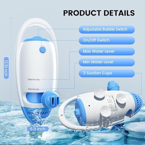 Portable Bath Jet Spa, Home Bathtub Bubble Massage Accessories - Image 2