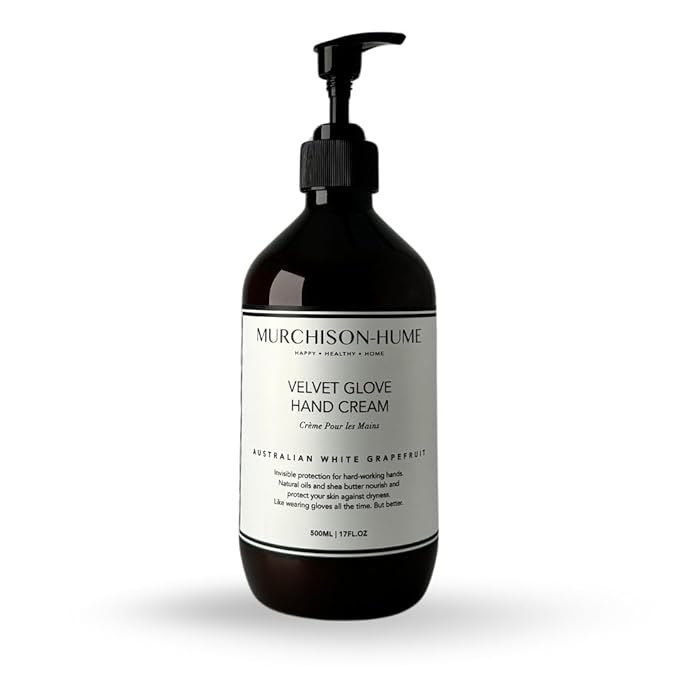 Murchison-Hume Velvet Glove Hand Cream – Australian White Grapefruit | 17 oz | Natural, Fast-Absorbing, Non-Greasy, Plant-Based Moisturiser for Dry Hands