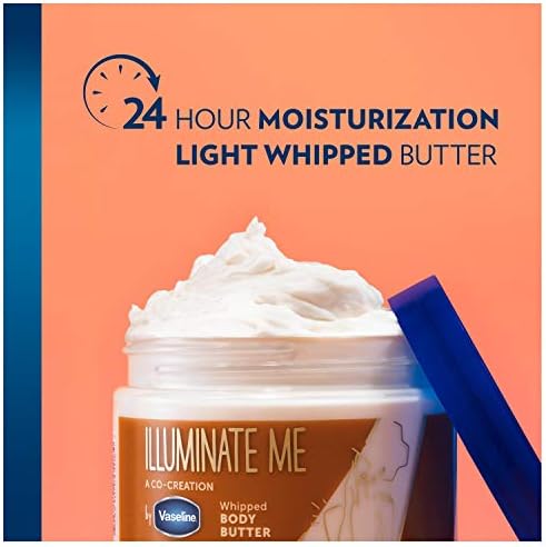 Vaseline Illuminate Me Shea Butter Whipped Body Butter for Melanin Rich Skin Provides 24 Hour Moisturization for Dry Skin 11 oz - Image 5