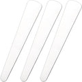 Pndeyo 3pcs Mini Stainless Steel Makeup Spatula, Reusable Cosmetic Cream Spatulas Spoon, Skincare Scoop Applicator Facial Massage Beauty Tools for Mixing and Sampling Face Eye Cream- 2.79"×0.52"