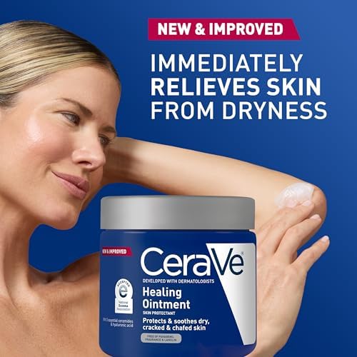 CeraVe Healing Ointment, Hyaluronic Acid Skin Protectant for Dry Skin, 12oz - Image 4