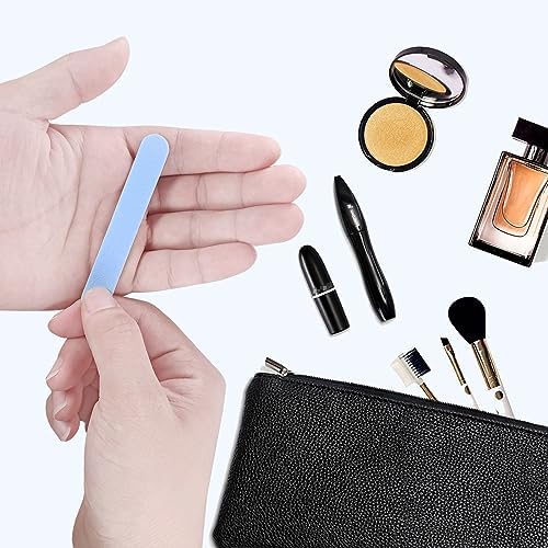 Mini Nail Files Bulk (100 Pcs), Double Sided Emery Board Nail File for Nature Nails, Manicure Tool Set Disposable Colorful Nail File for Home Salon Use Travel Size Men Women Kids Wood Board - Image 5
