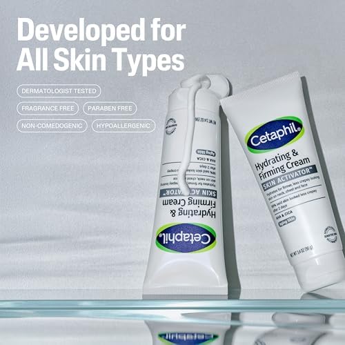 Cetaphil Skin Activator Firming Face & Neck Cream, AHA + CICA, 3.4 Ounce (Pack of 12) - Image 2