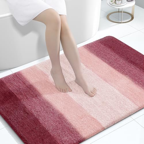 OLANLY Large Bathroom Rugs 44x32, Extra Soft Absorbent Microfiber Bath Rugs by OLANLY
