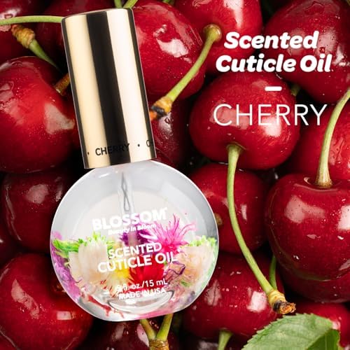 Blossom Cuticle Oil for Nails, Hydrating, Moisturizing, Cherry, 0.5 fl. oz - Image 2