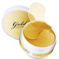 ISILANDON 24K Gold Eye Mask-60 Pcs, Care for Wrinkles,Under Eye Mask Reduce Dark Circles, Puffy Eyes, Wrinkles - Gel Under Eye Patches