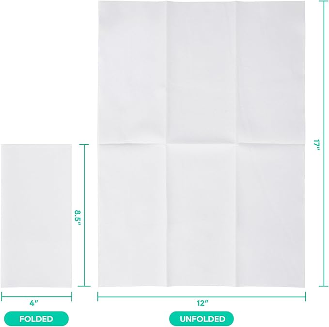 800PACK Disposable Hand Towels for Bathroom, Soft and Absorbent Paper Guest Towels Disposable Decorative Bathroom Hand Napkins for Kitchen, Parties, Weddings, Dinners
