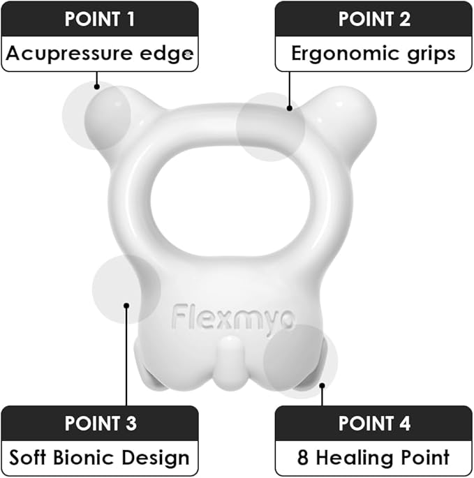 Ring Gua Sha Fascia Tool. Face & Body Massager – Non-Toxic Clay Ceramic, Durable & Easy Grip. Korean Beauty Gift/US Patented