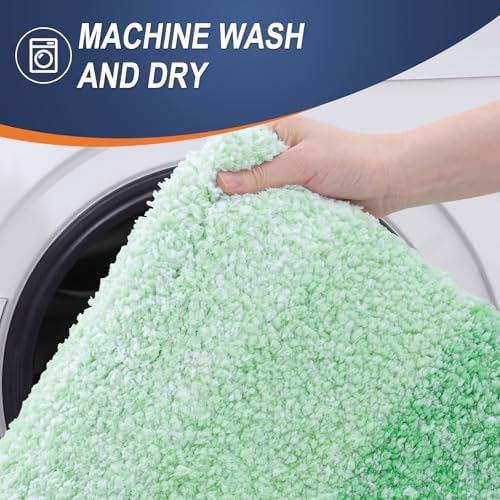 OLANLY Bathroom Runner Rug 70x24, Extra Soft Absorbent Microfiber Bath Rugs - Image 6