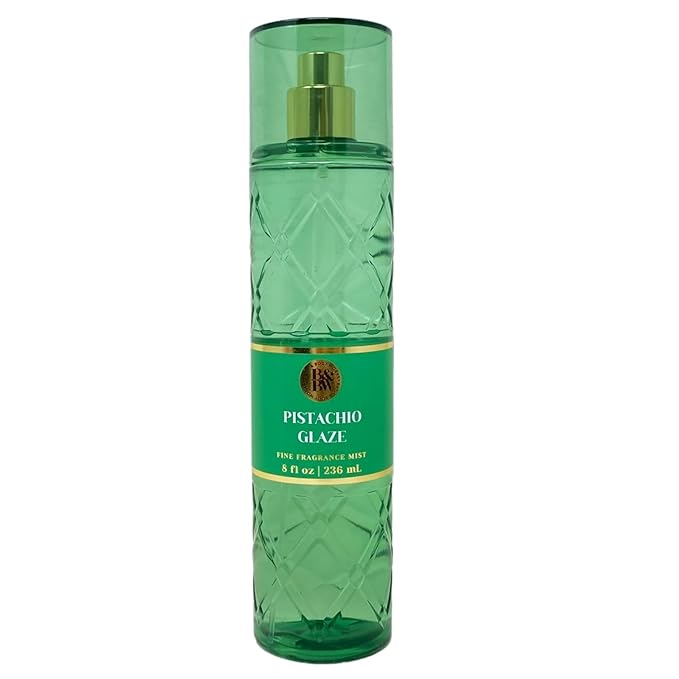Bath and Body Works Pistachio Glaze Fine Body Fragrance Mist 8 Fluid Ounce (Pistachio Glaze)