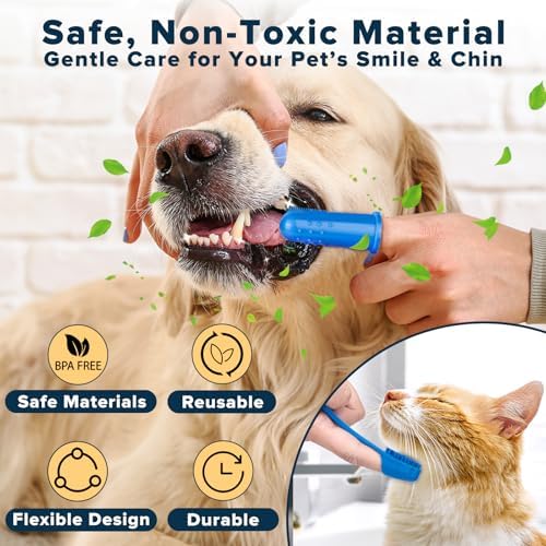 6PCS Grooming & Bath Supplies for Dogs, Cats | Dog Washing Gloves | Dog Bath Brush | Dog Shower Brush | Pet Grooming Gloves | Dog Grooming kit | Pet Supplies for Showerhead & Sprayer (Navy Blue) - Image 6