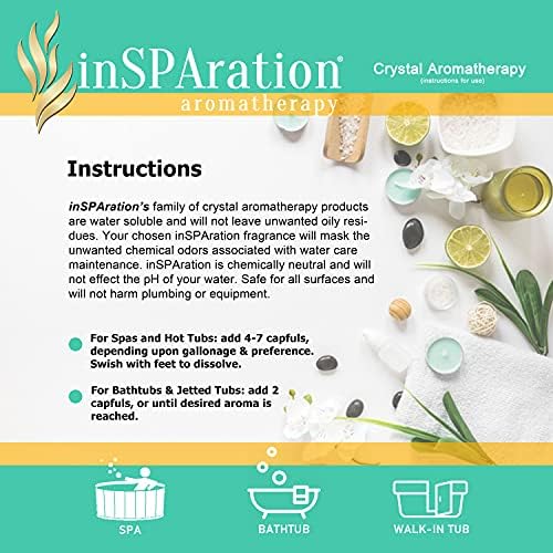 inSPAration Jasmine Aromatherapy Crystals for Spa, Hot Tub & Bath 13 oz. - Image 5