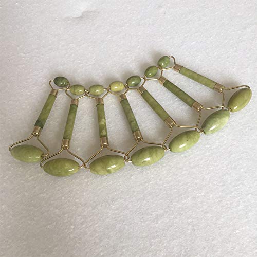 Magik 1-3 Pack Jade Roller Gua Sha Massager Face Body Eye Neck Tool Xiuyu Anti Aging Wrinkle Remover (1 Pack, Classic Roller)