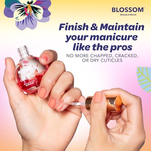 Blossom Cuticle Oil for Nails, Scented Nail Oil Cuticle Care, 0.5 fl. oz - Image 5