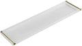 WANLIAN 33-Inch Luxury Bathtub Caddy Tray for Bathroom - Shower Storage Organizer Shelf Accessories (Gold-A)