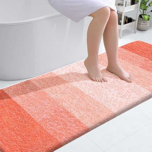 OLANLY Bathroom Runner Rug 70x24, Extra Soft Absorbent Microfiber Bath Rugs by OLANLY
