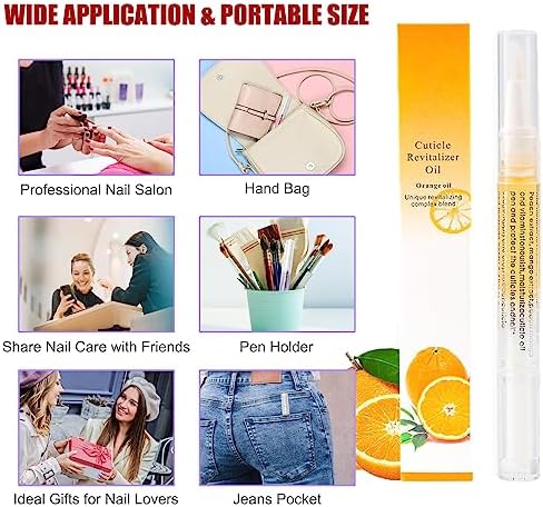 15 PCS Cuticle Oil for Nails, GRUNIL Cuticle Oil Pen for Nail Growth Treatment, Nail Strengthener for Thin Nails and Growth Nail Oil Home Nail Care Kit Pedicure Supplies Manicure Tools - Image 6
