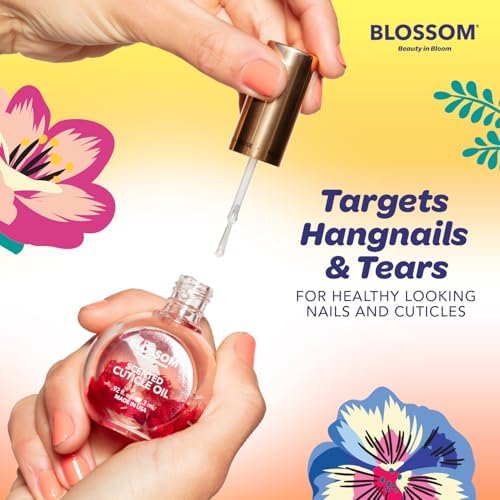 Blossom Cuticle Oil for Nails, Scented Nail Oil Cuticle Care, 0.5 fl. oz - Image 4