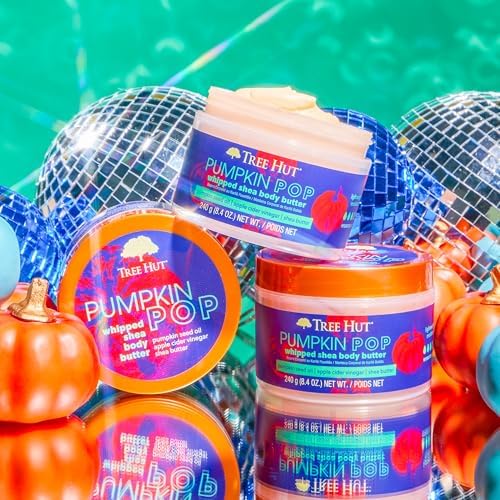 Tree Hut Pumpkin Pop Whipped Shea Body Butter | Long-lasting Hydration Leaves Skin Feeling Soft & Moisturized | Limited Edition Fall | Nourishing Essential Body Care | 8.4 fl oz. - Image 5
