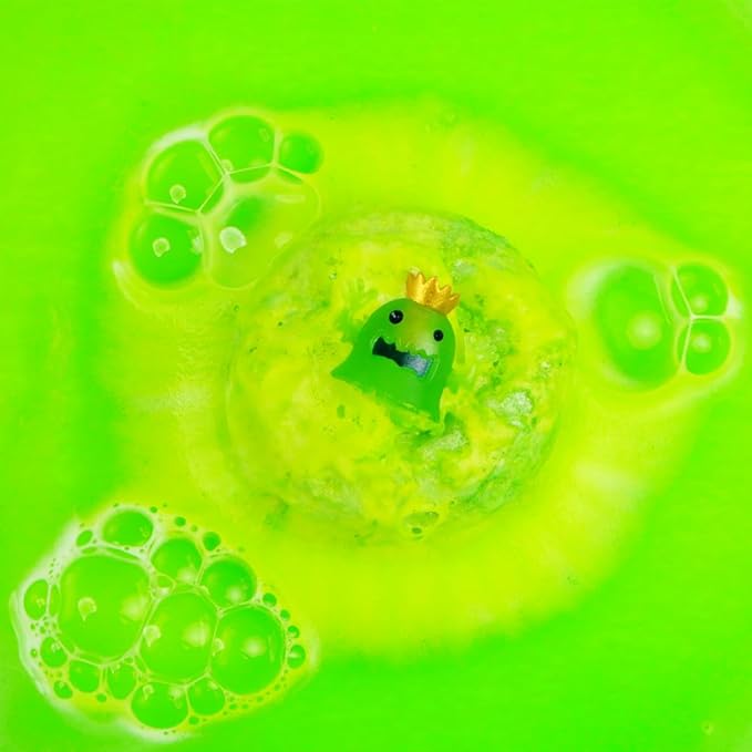 Zimpli Kids Large Alien Surprise Bath Bomb, 1 of 6 Surprise Alien Toys to Collect, One per Baff Bomb, Party Bag Favours, Fillers, Rewards, Stocking Filler Toy for Boys Girls 4 5 6 7 8 9