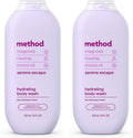 Method Body Wash,Serene Escape,Magnolia + Rose Hip + Monoi Oil notes,18oz,(Pack of 2) by method