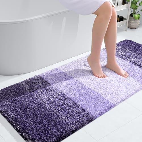 OLANLY Large Bathroom Rugs 50x30, Extra Soft Absorbent Microfiber Bath Rugs by OLANLY