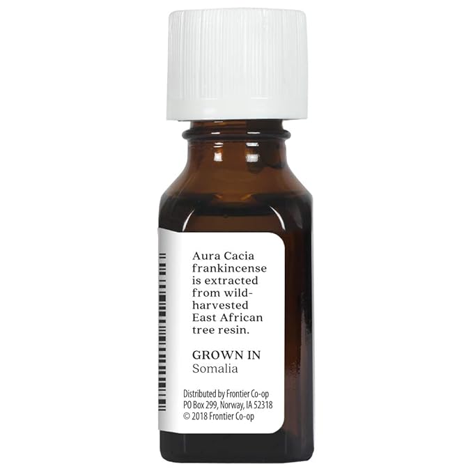 Aura Cacia Essential Oil, Meditative Frankincense, 0.5 Fluid Ounce, Packaging May Vary