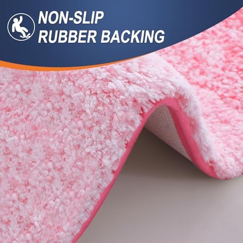 OLANLY Bathroom Runner Rug 54x24, Extra Soft Absorbent Microfiber Bath Rugs - Image 4