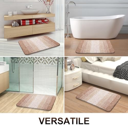 OLANLY Bathroom Runner Rug 47x24, Extra Soft Absorbent Microfiber Bath Rugs - Image 6