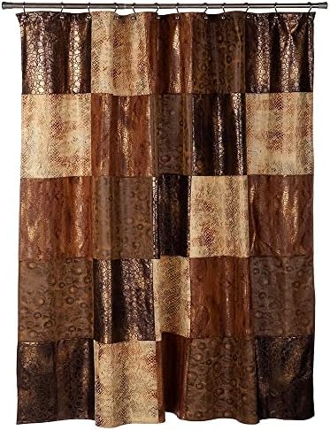 Zahari Home 13pc Zambia Animal Shower Curtain Set & Hooks - Classic Fabric Shower Curtain - Unique Western Country Design - Image 2