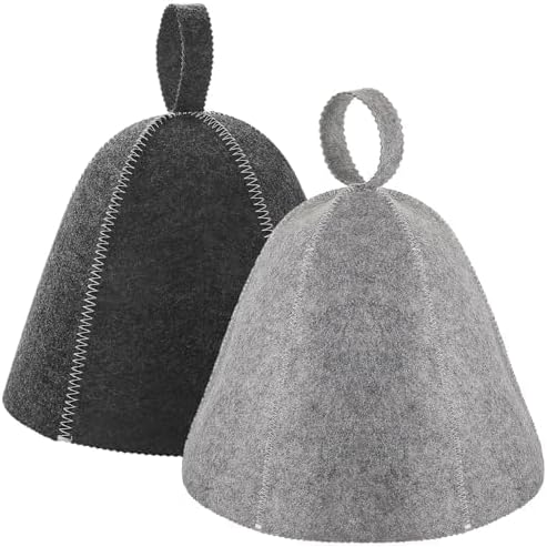 JaGely Sauna Hat for Men Women Sauna Hat Vaporarium Cap Russian Banya Cap for Bath House Accessories