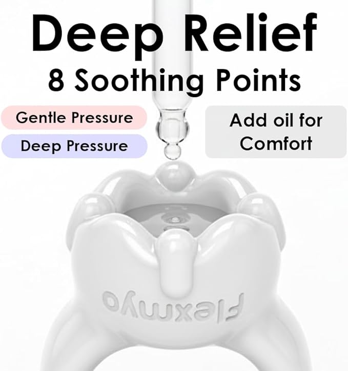 Ring Gua Sha Fascia Tool. Face & Body Massager – Non-Toxic Clay Ceramic, Durable & Easy Grip. Korean Beauty Gift/US Patented