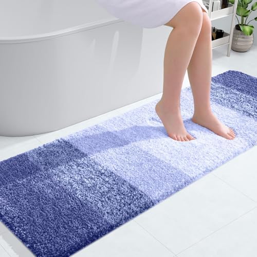 OLANLY Bathroom Runner Rug 59x20, Extra Soft Absorbent Microfiber Bath Rugs by OLANLY