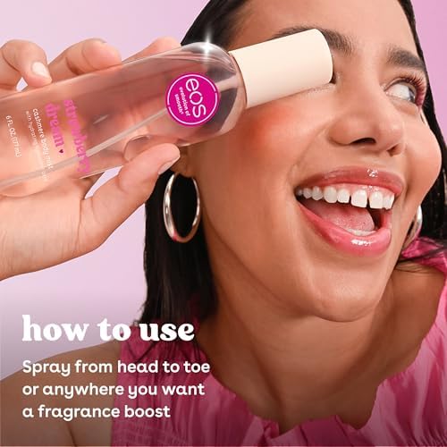eos Cashmere Body Mist- Strawberry Dream, Body Spray for Women, 6 fl oz - Image 4