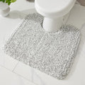 ILANGO Toilet Rugs U Shaped 22" × 24",Soft Absorbent Microfiber Bath Rugs by ILANGO