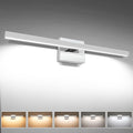 VOLISUN Modern Bathroom Vanity Light 23.6 inch, 14W Dimmable 5CCT Led Bathroom Light Fixture Over Mirror, Chrome Bar Wall Lights for Bathrooms Mirror Cabinets Bedroom-ETL Certificated