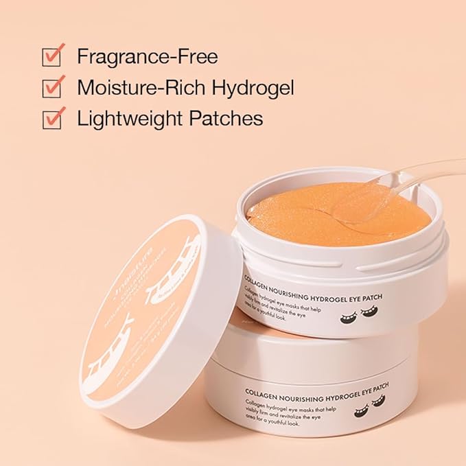 Naisture Collagen Nourishing Hydrogel Under-Eye Patch with Retinol and Peptides for Firmness and Hydration, 30 Pairs (60 ea)