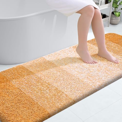 OLANLY Bathroom Runner Rug 70x24, Extra Soft Absorbent Microfiber Bath Rugs by OLANLY