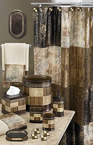 Zahari Home Zambia Animal Print Bathroom Rug Classic Luxury Bath Rug Contemporary Decor Beautiful Shower Mat Unique Design Stylish Western Country 21" x 34" Acrylic - Image 3
