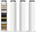 AWO 4 PACK Replacement Shower Head Filter Cartridge Compatible with Cobbe Handheld Showerhead,Multi Stage Shower Filtration Systems for Hard Water Reduces Chlorine,Fluoride and Harmful Substance